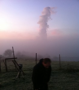 Backstage from the making of the film Prima Materia, by Vasilis Patmios Karouk, 2016