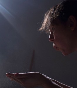 Backstage from the making of the film Moderation, by Anja Kirschner, 2015