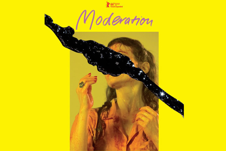 Poster for the film Moderation by Anja Kirschner, Berlinale, 2016